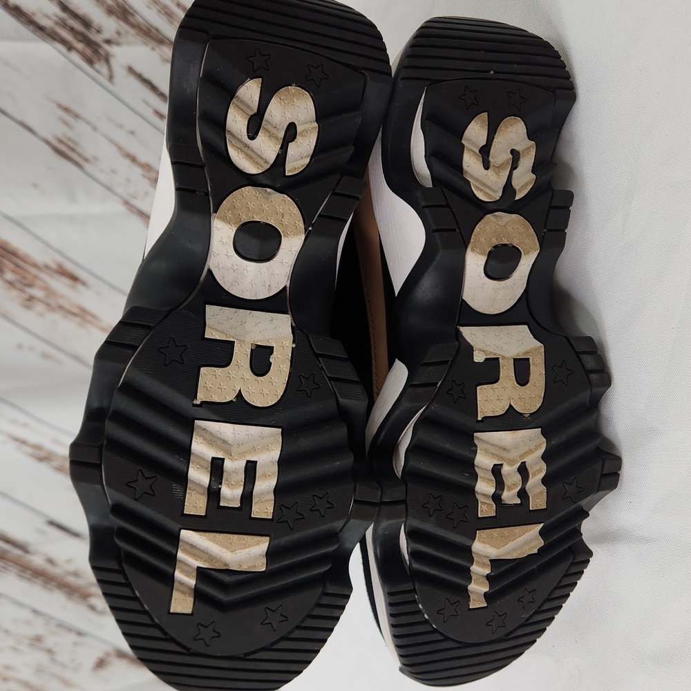 Sorel Kinetic Impact Caribou Waterproof in Black/Sea Salt - Picture 6 of 7